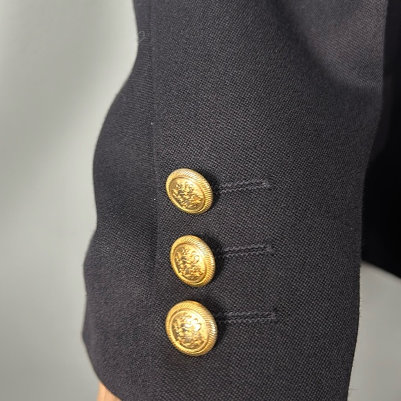 Marks & Spencer Dark Navy 100% Wool Single Breasted Blazer EUR 38 petite fit - Picture 6 of 16